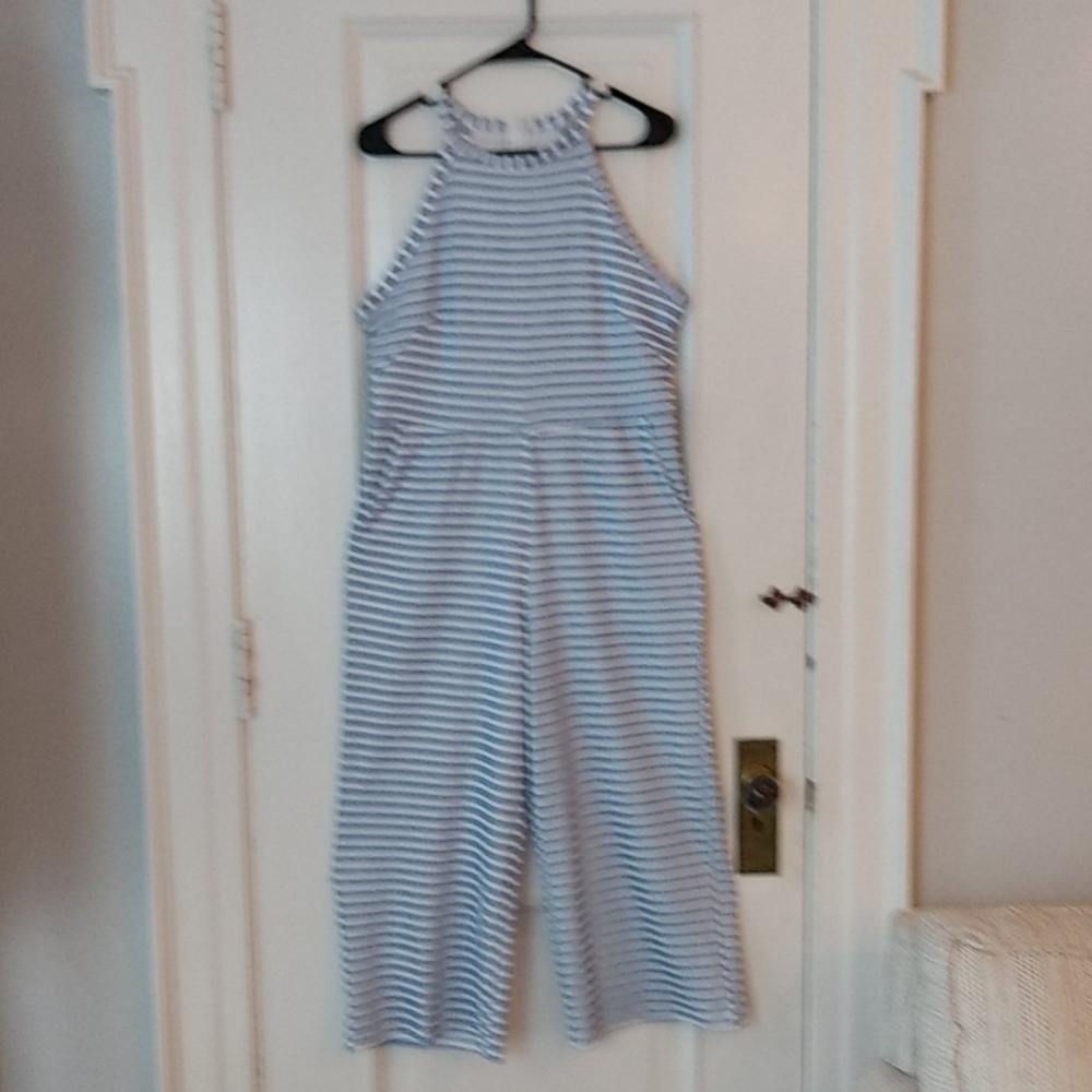 Striped jumpsuit: buy 3 items $10 or below for $20